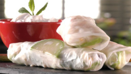 Recette Rouleau de printemps Carinne Teyssandier