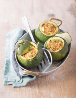 recette courgettes farcies carinne teyssandier