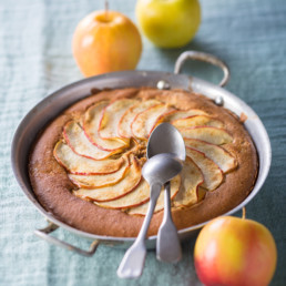 Recette Gâteau pomme-mascarpone Carinne Teyssandier