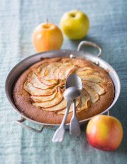 Recette Gâteau pomme-mascarpone Carinne Teyssandier