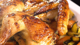 Recette poulet en crapaudine Carinne Teyssandier