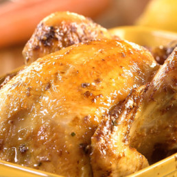 Recette poulet rôti Carinne Teyssandier