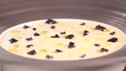 Recette soupe d'artichaut à la truffe Carinne Teyssandier