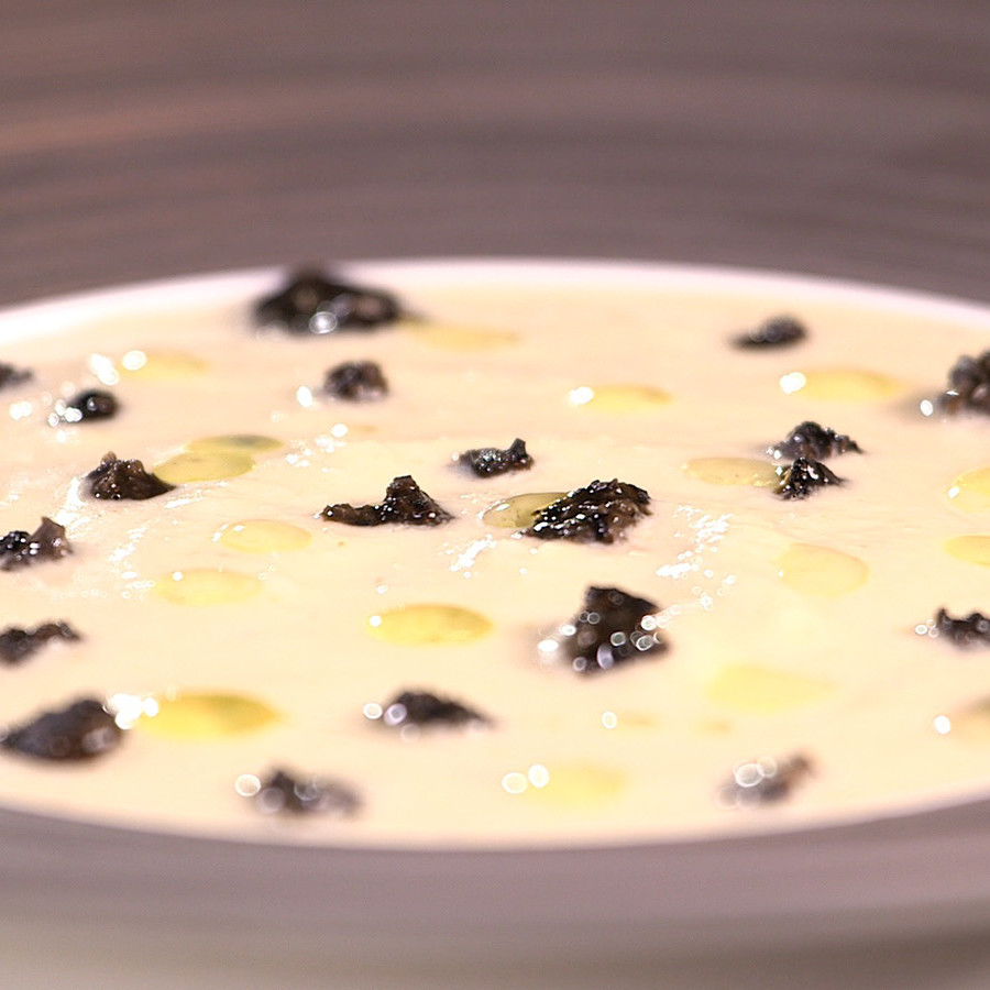 Recette soupe d'artichaut à la truffe Carinne Teyssandier