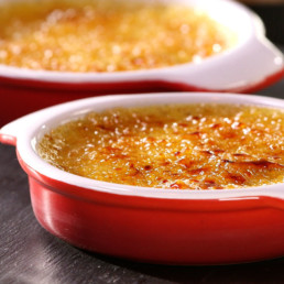 Recette crème brulée champagne Carinne Teyssandier