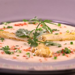 Recette Velouté aux Asperges Carinne Teyssandier