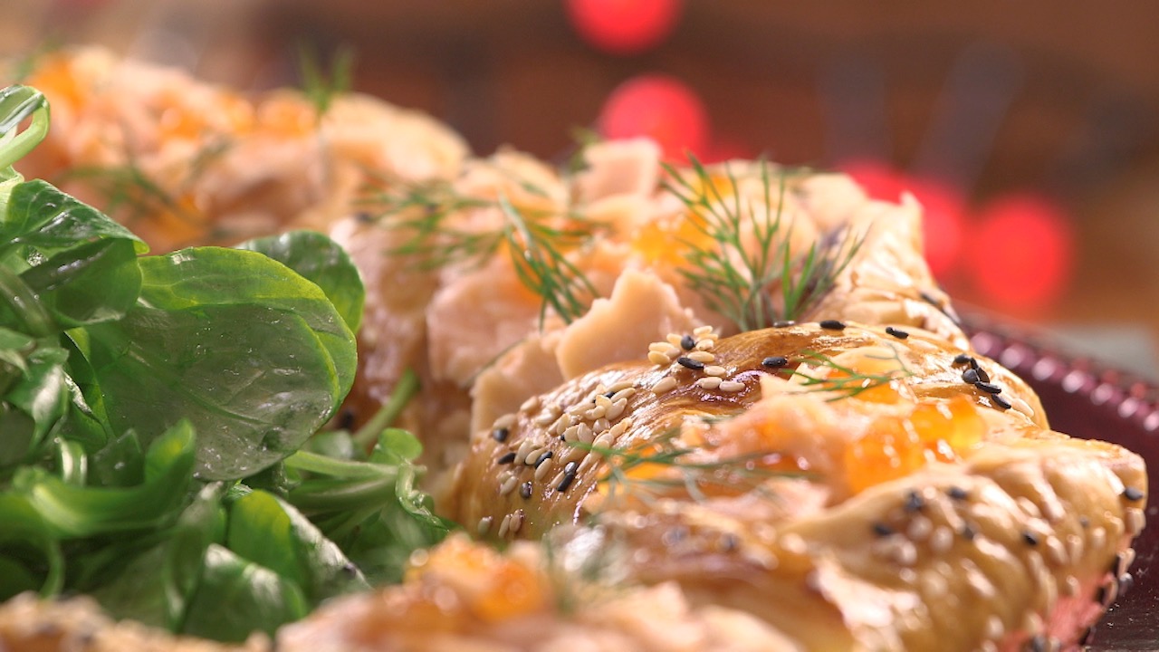 Recette de Couronne de Noël zoom - Carinne Teyssandier