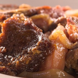 Recette de la carbonade zoom - Carinne Teyssandier