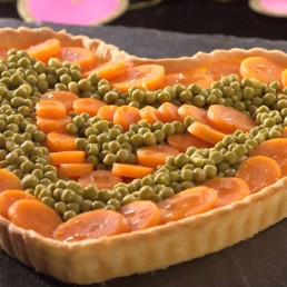 Recette coeur de tarte salée - Carinne Teyssandier